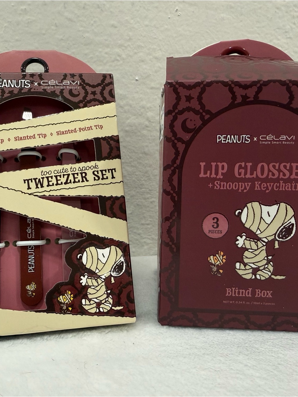 Kids Lip Gloss Set in Deep Burgundy